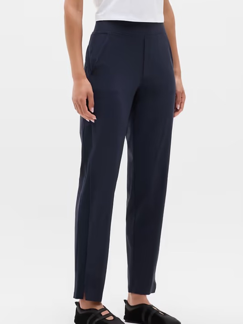 Athleta Brooklyn Ankle Pant Navy Blue size 00